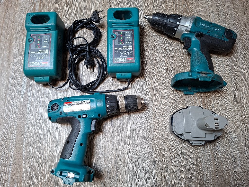 Makita accu boormachine, Doe-het-zelf en Bouw, Ophalen, Gebruikt, Boormachine, Variabele snelheid