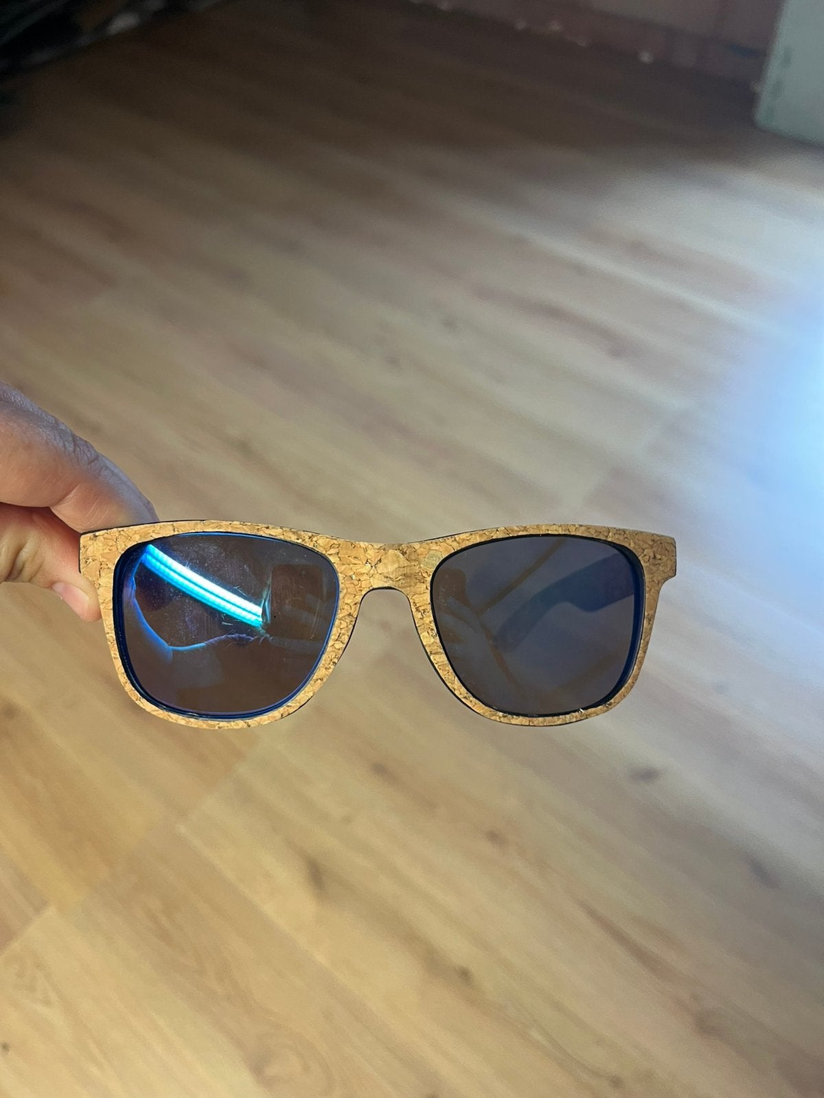 Lunettes de soleil en bois pour enfants, Enlèvement ou Envoi, Utilisé, Lunettes de soleil
