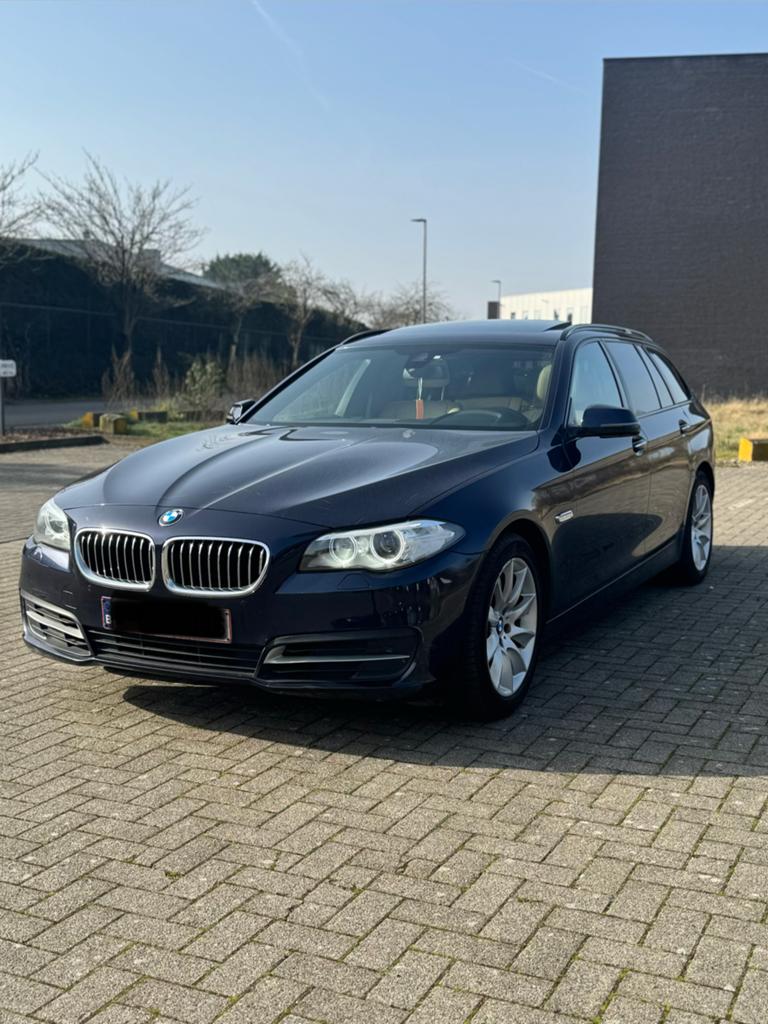 Bmw 520D euro6, Autos, Cuir, Beige, 5 portes, Automatique