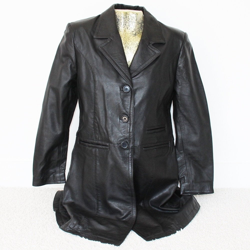 Soepele Leren Leather Master Classics Jas 1 (L) € 65,-, Verzenden, Leather Master Classics, Zwart, Maat 42/44 (L)