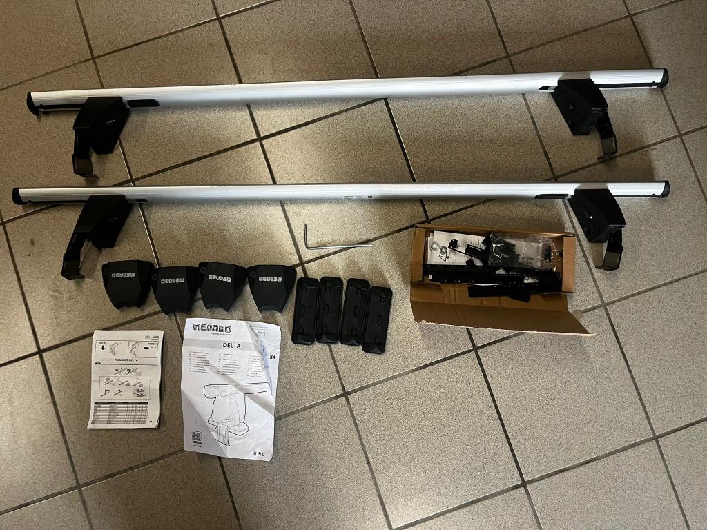 Barres de toit pour voiture sans barres longitudinales, Enlèvement, Utilisé, BMW