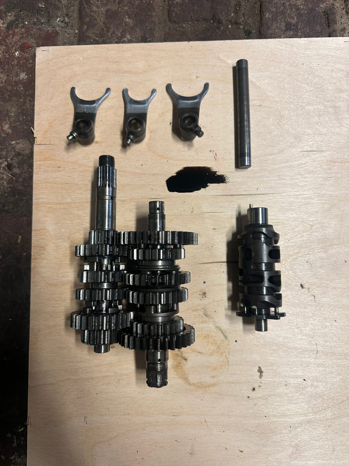 Boîte de vitesse complète pour honda xr 250 1991, Enlèvement ou Envoi