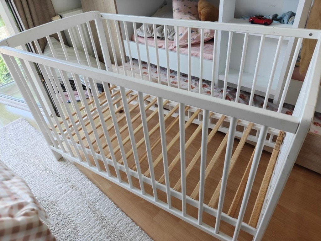 baby bed, Ophalen, Gebruikt, Lattenbodem