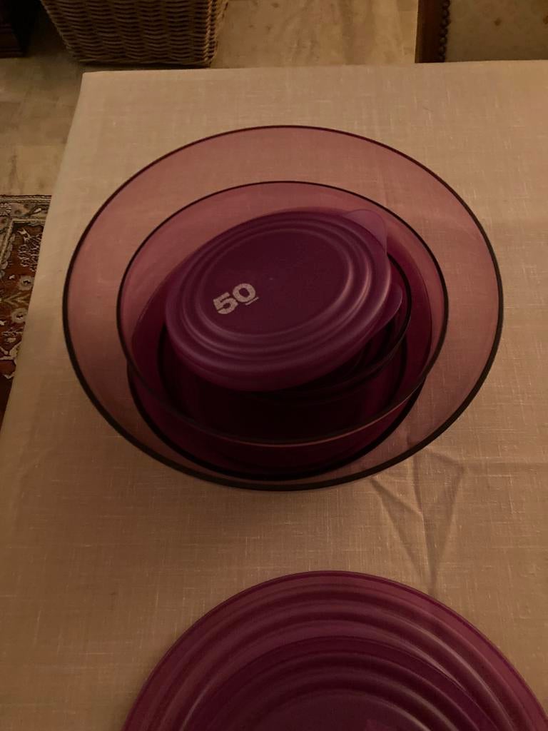 Serveerkommen speciale editie Tupperware, Ophalen, Nieuw
