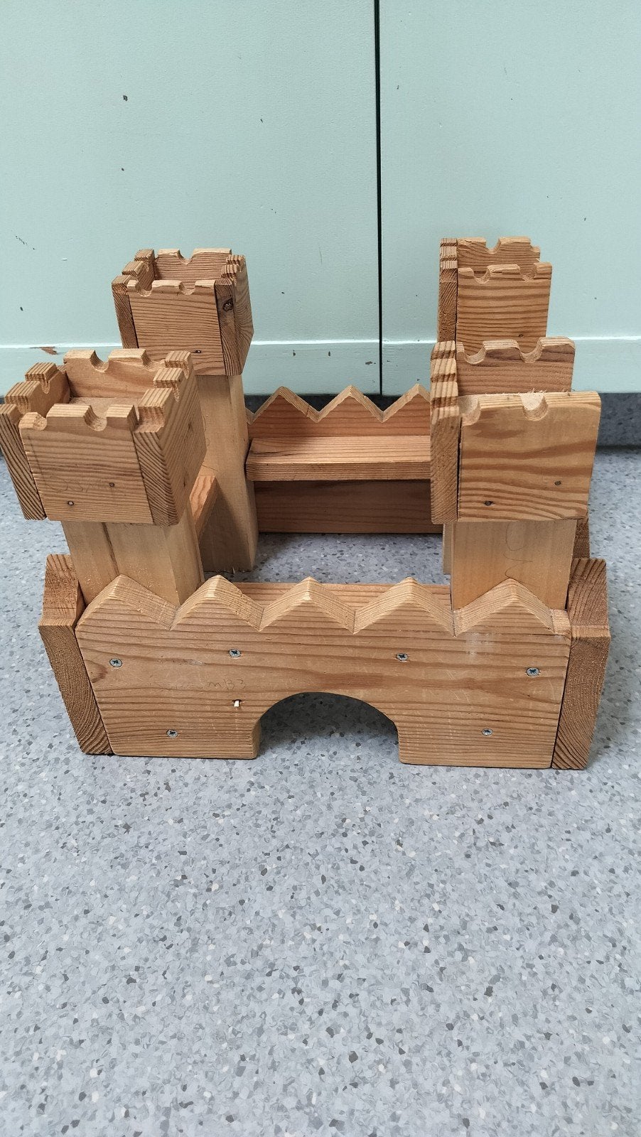 houten kasteel ridders speelset, Dieren en Toebehoren, Ophalen of Verzenden