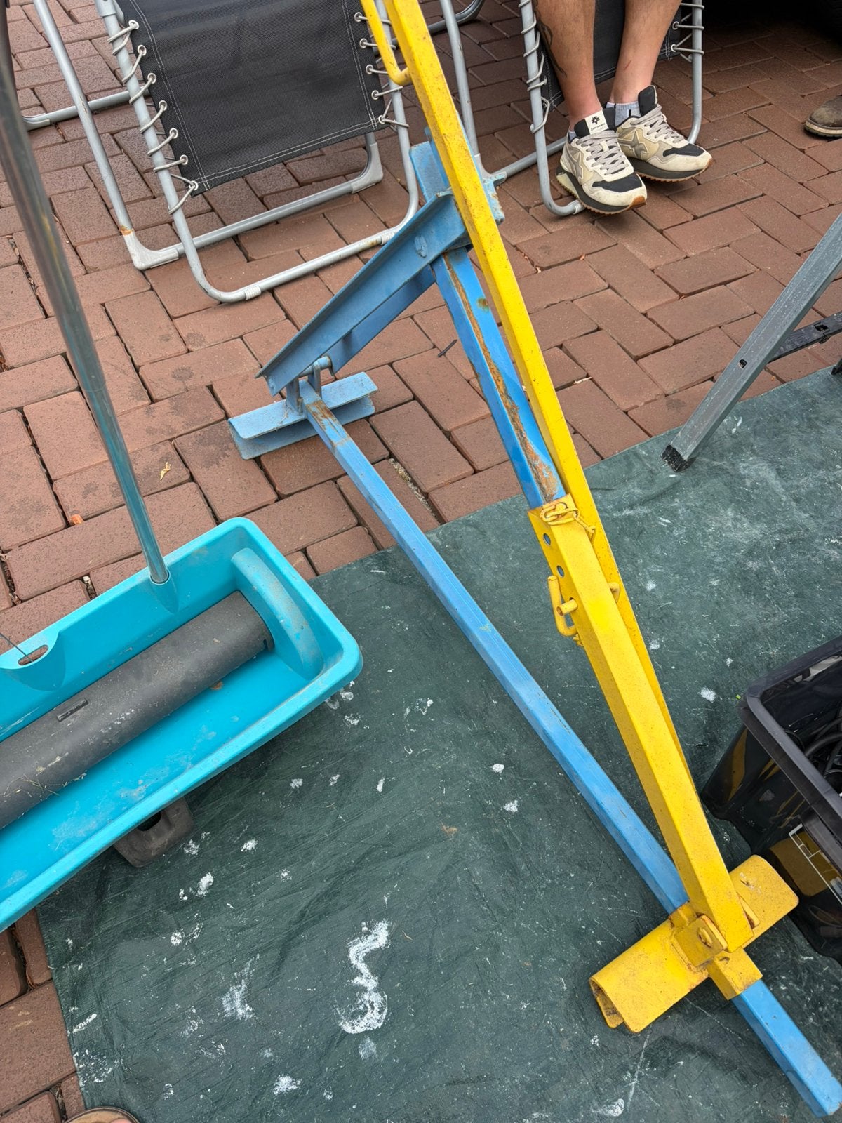 Ladderhaak, Ophalen, Gebruikt