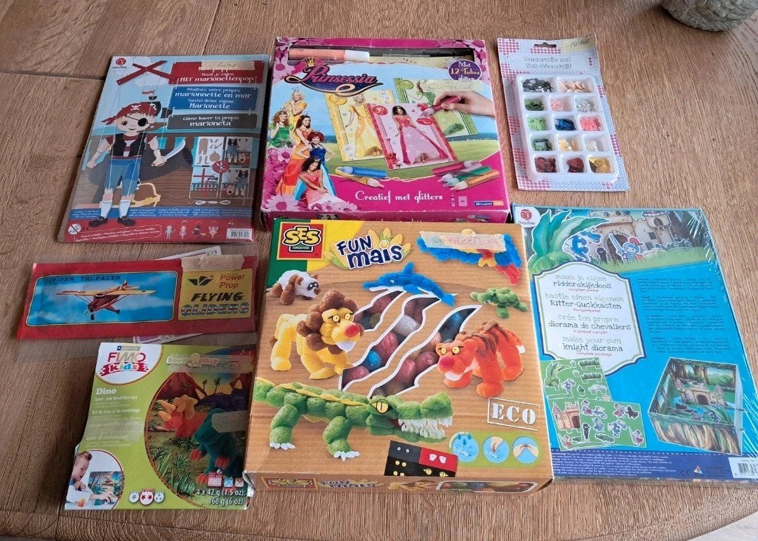 Knutselpakket nieuw, Kinderen en Baby's, Speelgoed | Educatief en Creatief, Ophalen, Zo goed als nieuw, Bouwen
