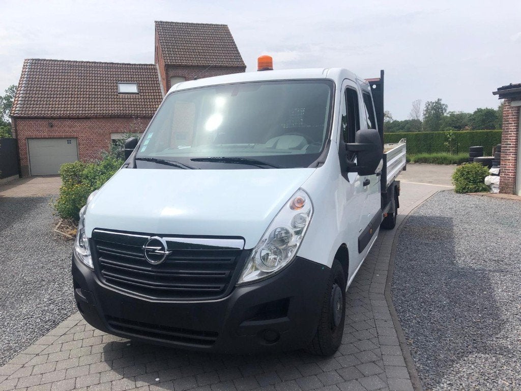 Opel Movano met kipbak van 2015 met 85000km, Voorwielaandrijving, Stof, USB, Grijs