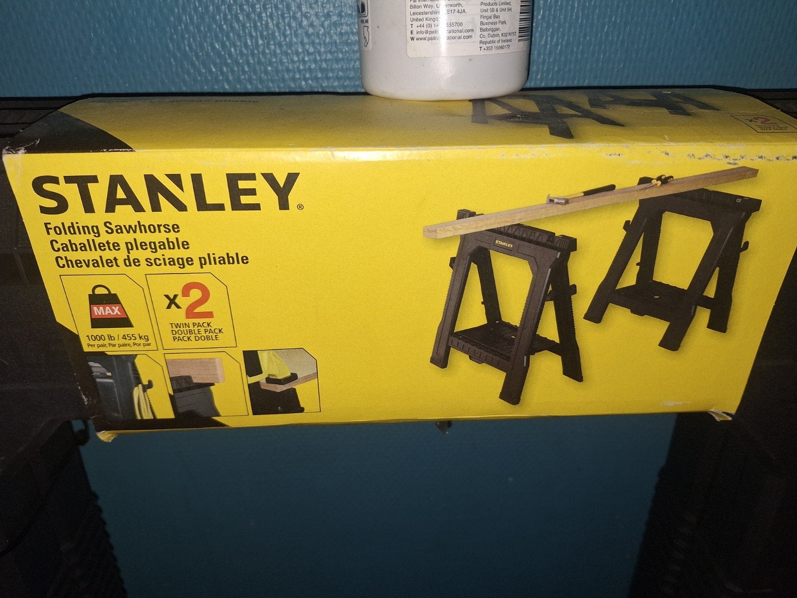 Chevalet de sciage pliable Stanley, Enlèvement