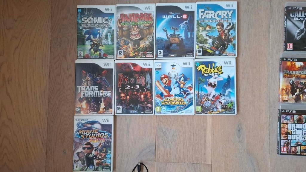 wii spellen, Enlèvement ou Envoi, Utilisé, Autres genres, À partir de 3 ans