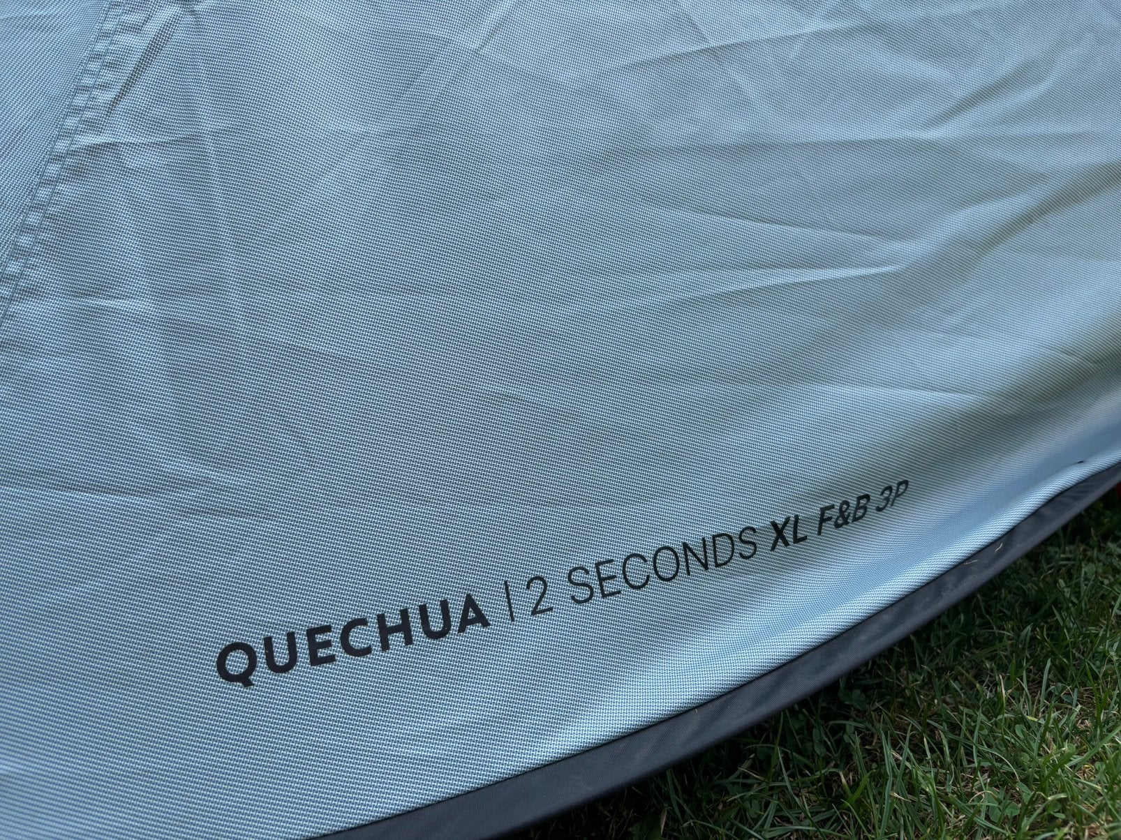 Quechua 3pers 2sec XL fresh and black, Ophalen of Verzenden, Zo goed als nieuw
