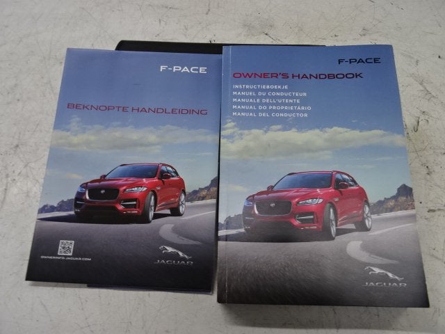 MANUEL UTILISATEUR Jaguar F-Pace (01-2015/-), Utilisé, Jaguar