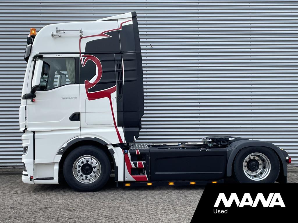 MAN TGX GX 18.540 4x2 LL Alcoas Alcantara/Leder Retarder 2xT, Automaat, Achterwielaandrijving, Beige, 397 kW