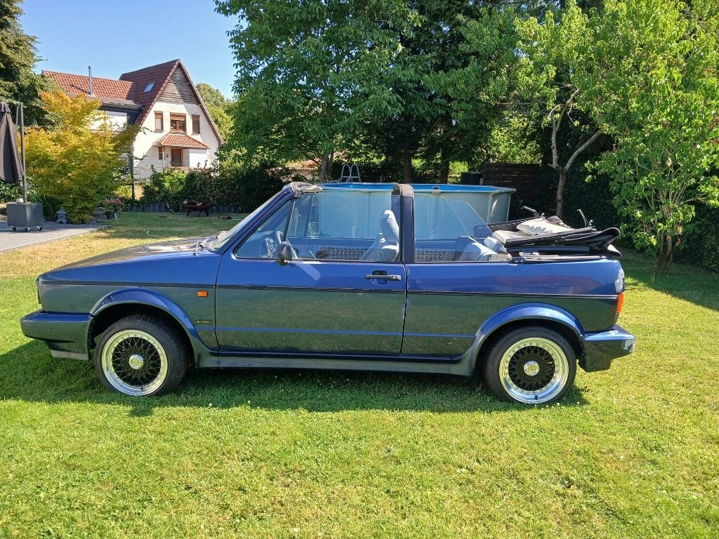 Golf 1 cabrio 1.8 gli, Auto's, Voorwielaandrijving, Stof, Cabriolet, Blauw