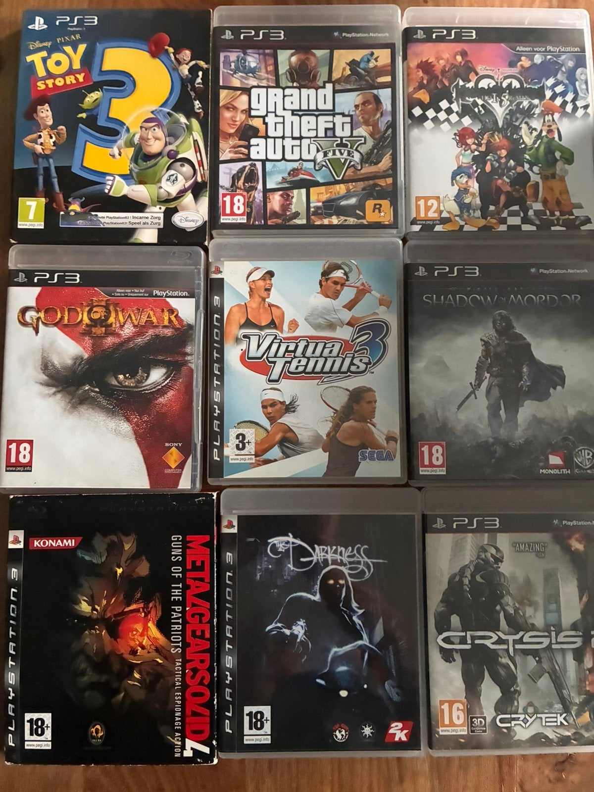 9 games voor Playstation 3, Consoles de jeu & Jeux vidéo, Enlèvement, Comme neuf