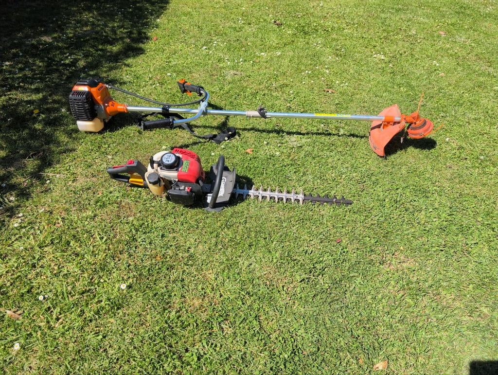 Taille haie +  débroussailleuse, Bricolage & Construction