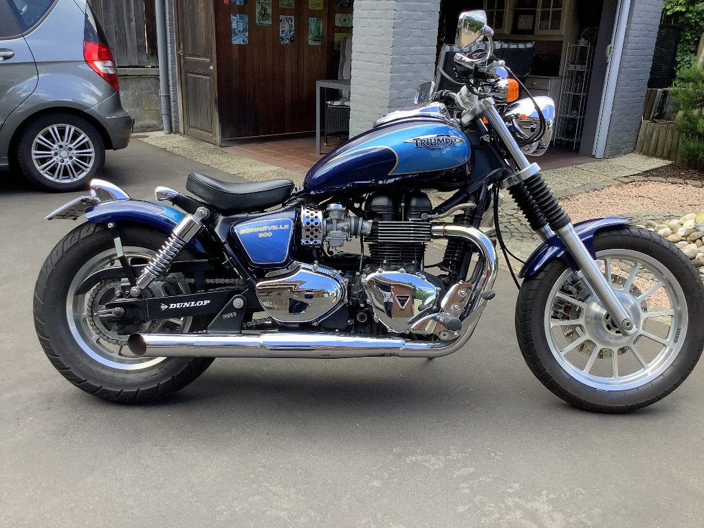 Motorfiets Triumph, Motoren, 2 cilinders, Occasion, Chopper, 900 cc
