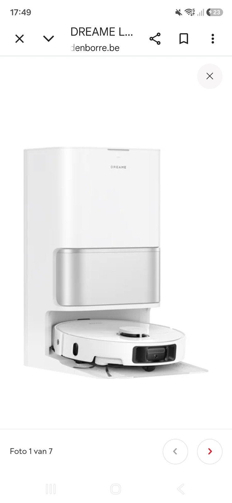 robotstofzuiger dreamer LS10 gen3 NIEUW!, Ophalen, Inclusief accessoires, Robotstofzuiger, Dreame
