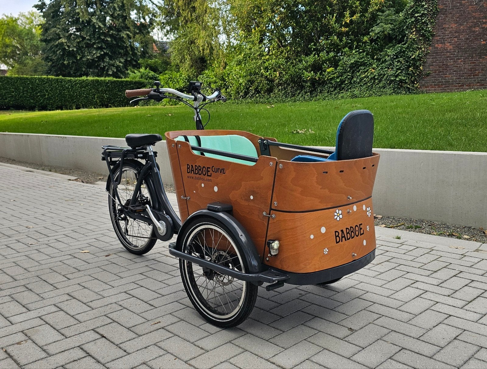 E- Babboe Curve met Nieuwe Maxicosi drager Frame Gekeurd, Fietsen en Brommers, Ophalen, Zo goed als nieuw, 4 kinderen of meer