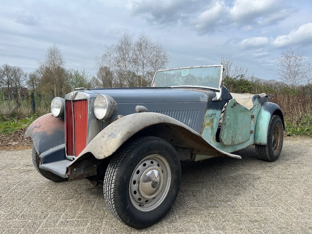 MG TD 1953, Autos, Achat, Entreprise, Boîte manuelle, Bleu