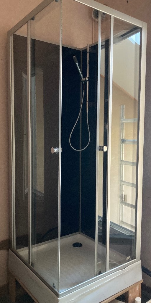 Douche cabine, Ophalen, Zo goed als nieuw, Chroom, Douche