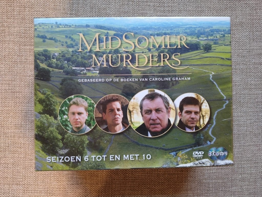 Midsomer Murders - seizoen 6 t/m 10 - sealed in box., Enlèvement, Neuf, dans son emballage, Néerlandais, Néerlandais