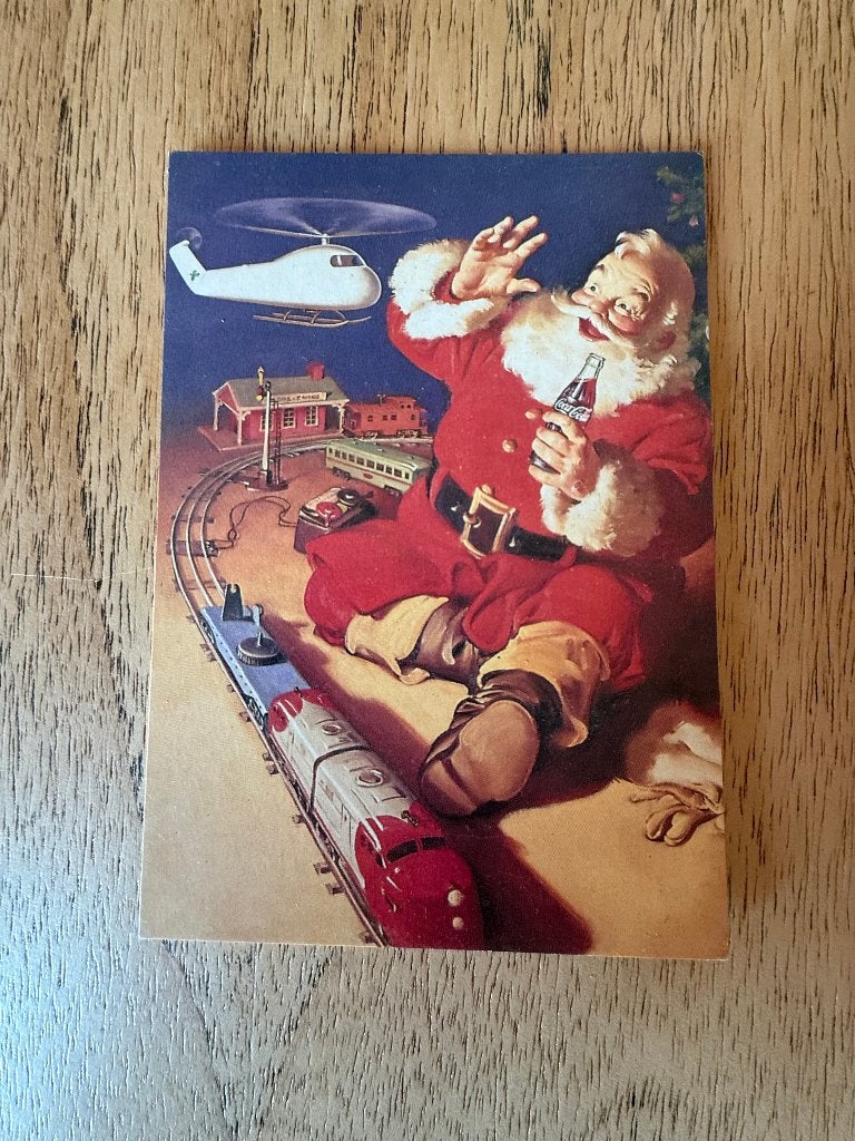 Vintage Coca-Cola postkaart, Verzamelen, Ophalen of Verzenden, Zo goed als nieuw, Overige typen