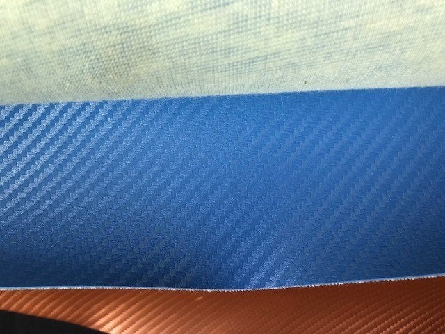SP CFVblue – blauwe carbon skaï, Motoren, Ophalen of Verzenden