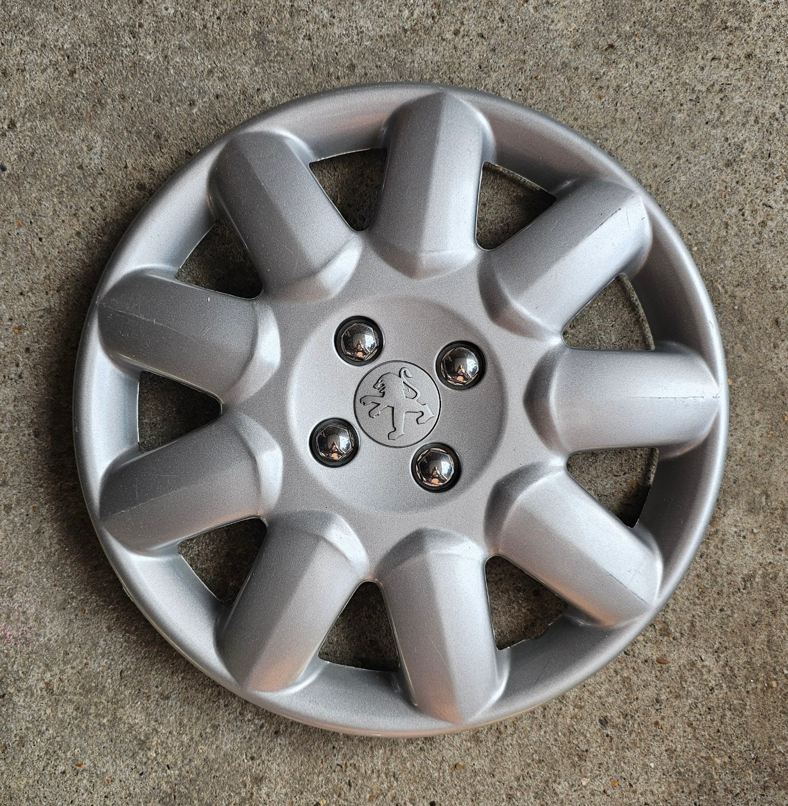 Peugeot wieldoppen 14", Enlèvement, Comme neuf