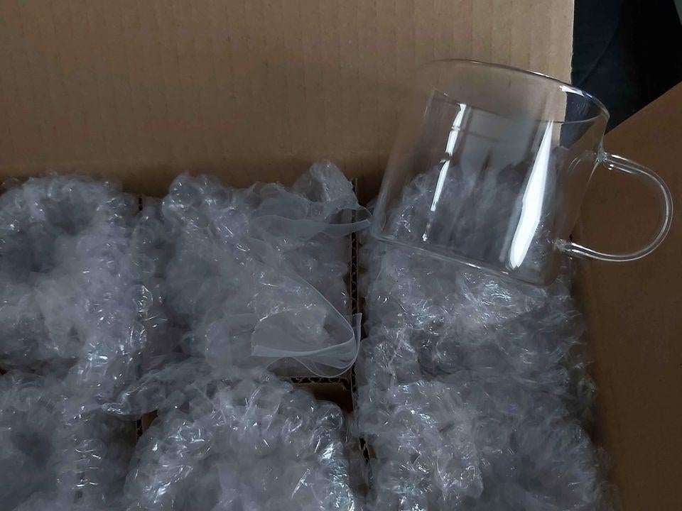 Espresso kopjes, hittebestendig glas, NIEUW, set van 6 st., Enlèvement ou Envoi, Neuf, Verre, Tasse(s) et/ou soucoupe(s)