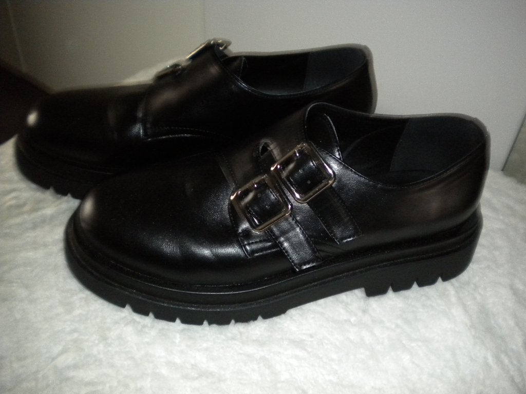 zwarte gesp schoenen, Ophalen, Zwart, Gespschoenen, Zo goed als nieuw