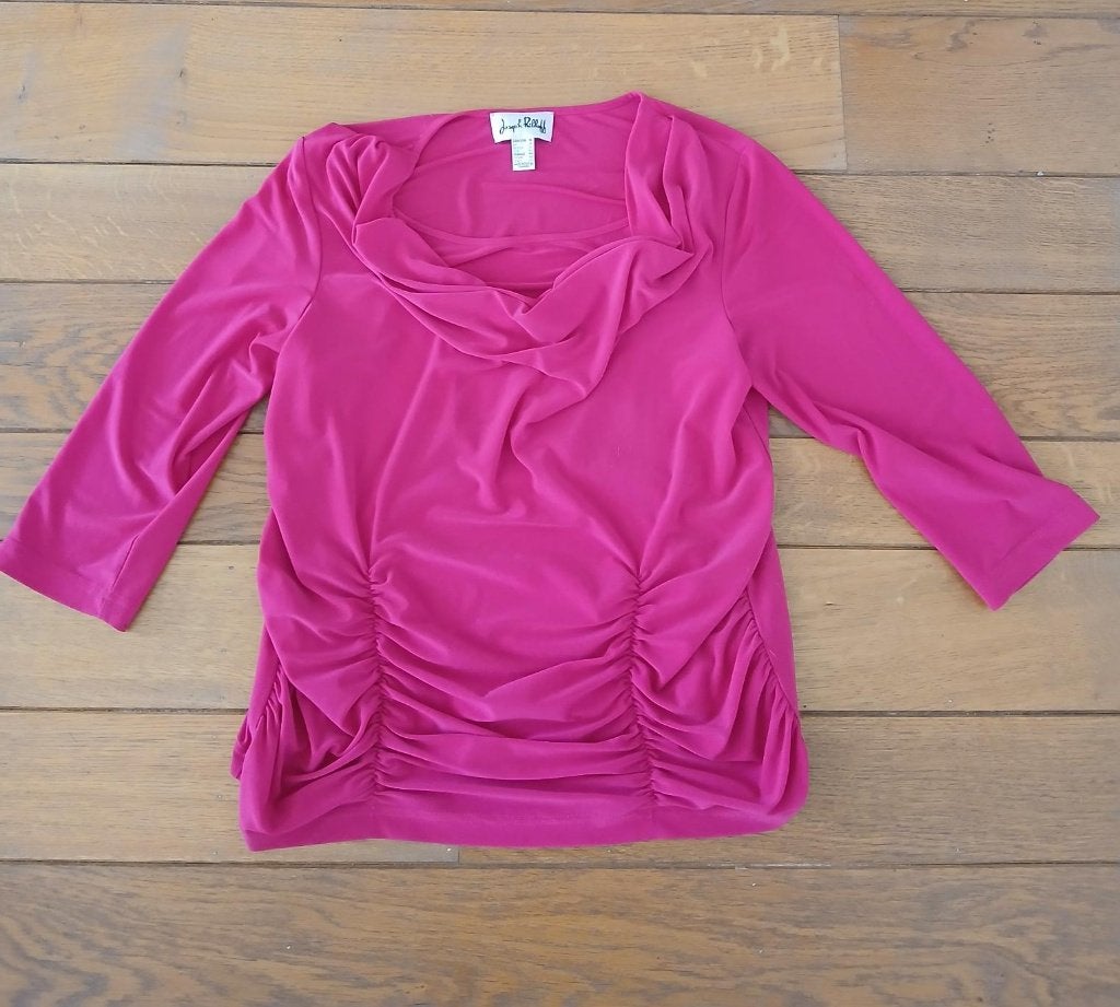 Fuchsia roze shirt – maat : 44 – merk: Joseph Ribkoff, Taille 42/44 (L), Enlèvement ou Envoi, Rose, Joseph Ribkoff