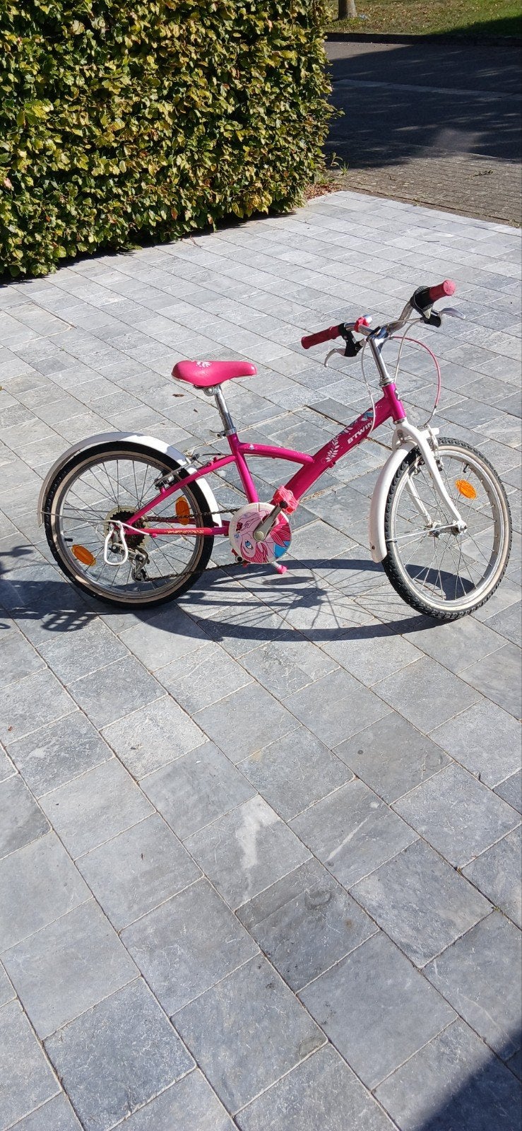 Vélo fille B'Twin Mistigirl 500 - 20 pouces (Rose et blanc), Vélos & Vélomoteurs, Enlèvement, Utilisé, BTWIN