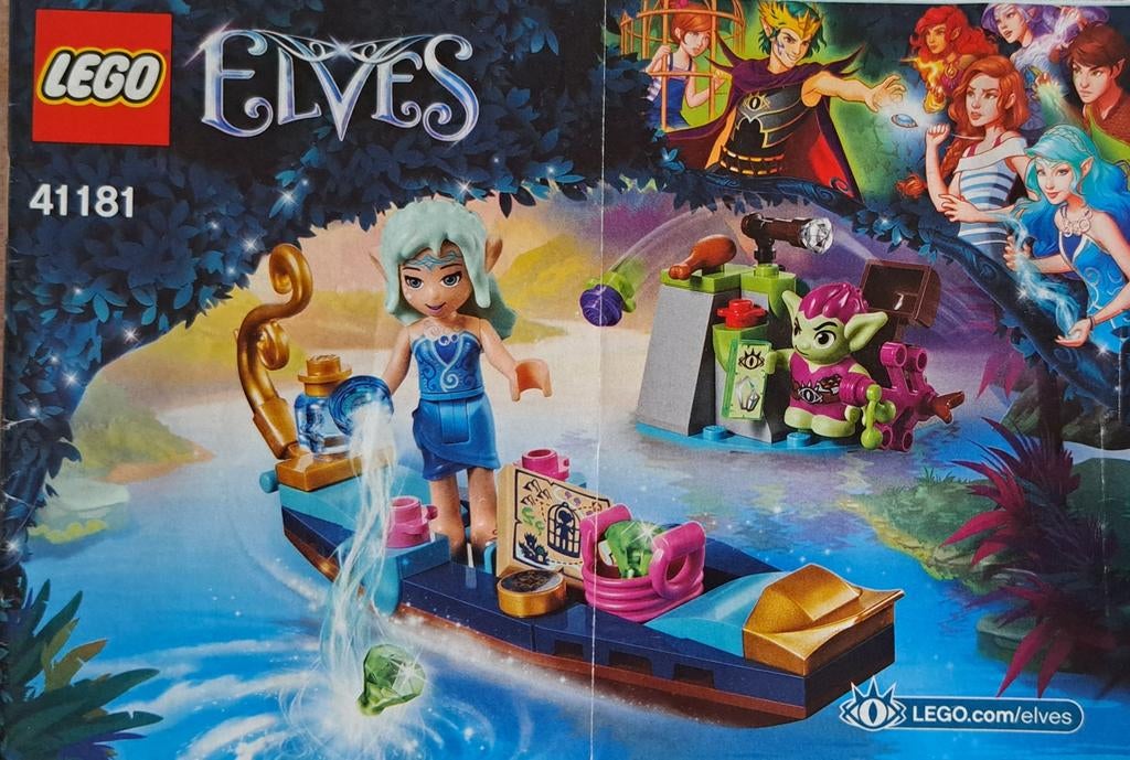 Lego Elves - 41181 - la gondole de Nadia et le voleur Gobeli, Ophalen of Verzenden, Compleet, Lego