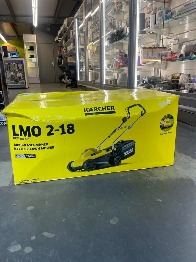 Tondeuse a gazon Karcher LMO 2-18, Neuf, Tondeuses à gazon sur batterie, Démarrage électrique, Enlèvement