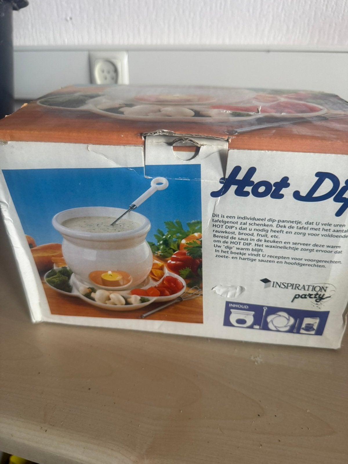 Hot dip. Gratis, Elektronische apparatuur, Ophalen, Zo goed als nieuw, Fondueset