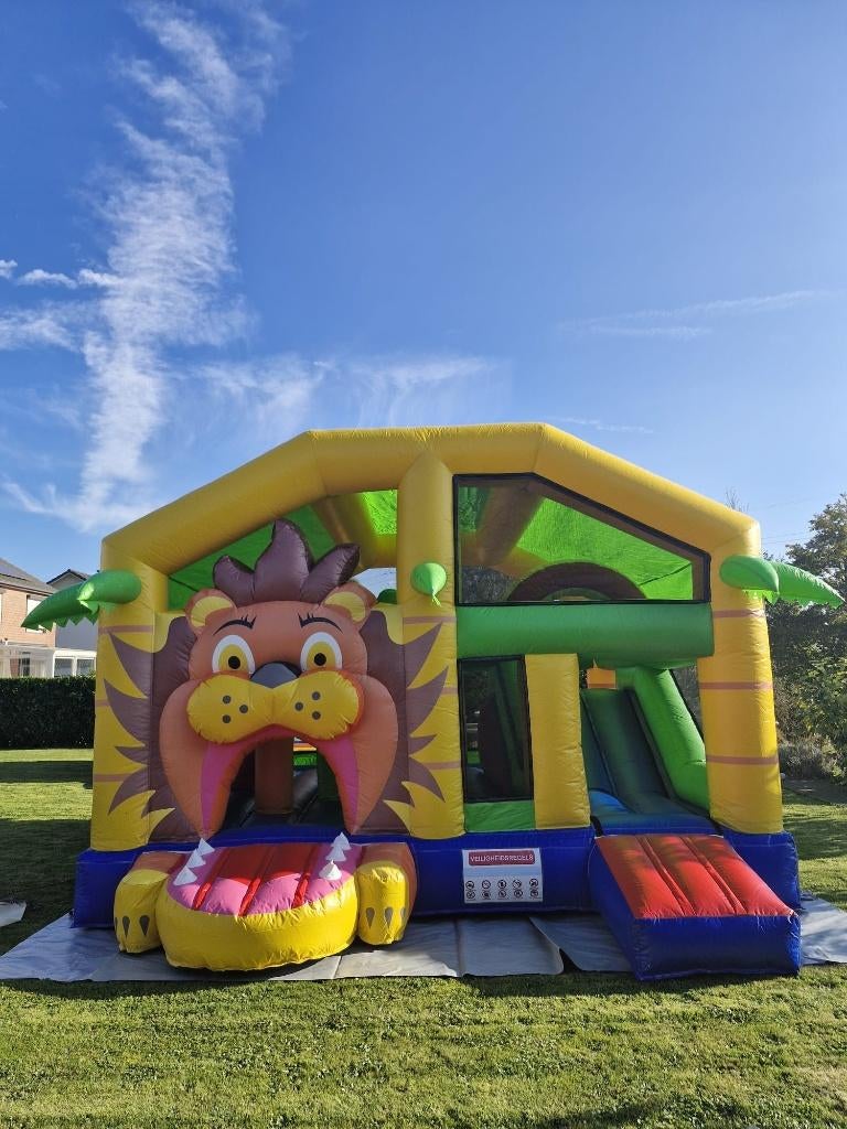 springkasteel in nieuwstaat., Enfants & Bébés, Jouets | Extérieur | Coussins gonflables, Enlèvement, Comme neuf