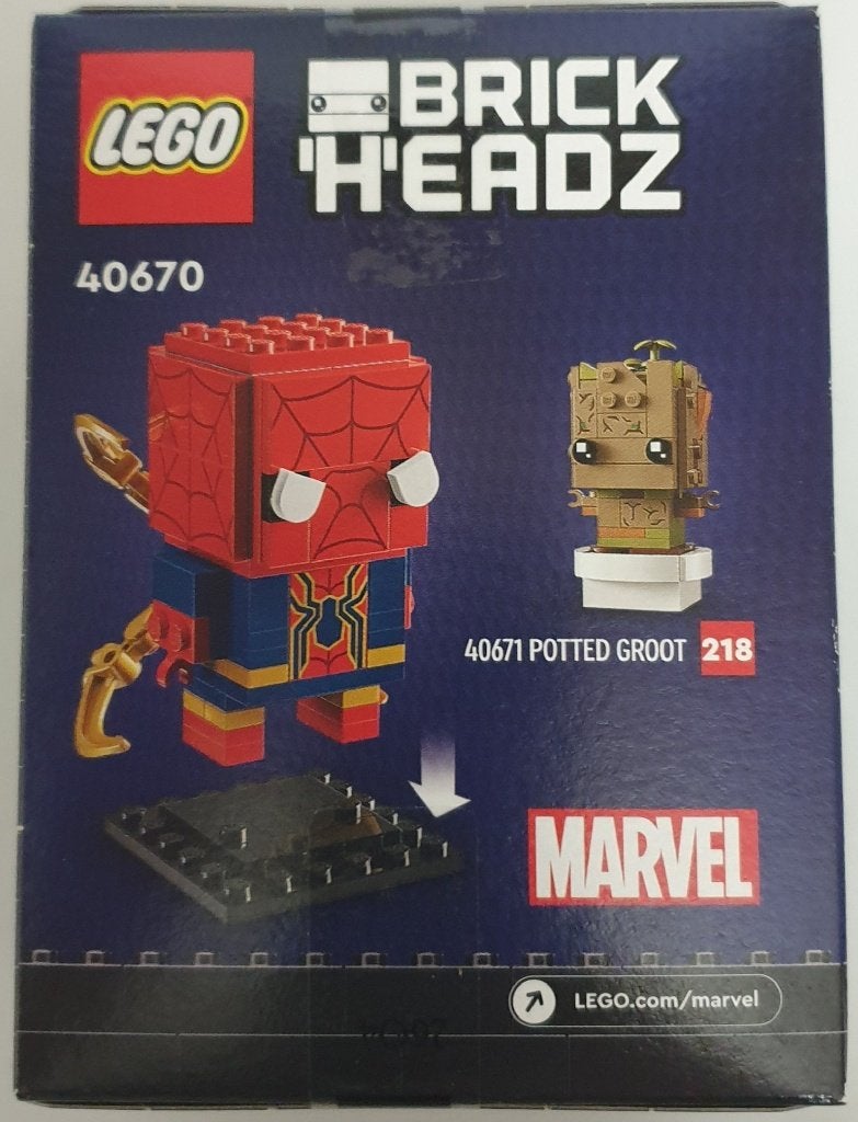 LEGO 40670  Iron Spider-Man - NIEUW & SEALED, BrickHeadz, Lego, Nieuw, Ophalen of Verzenden