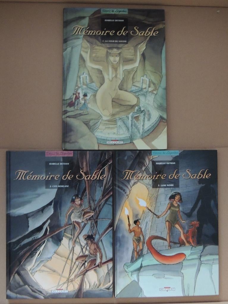 Mémoire de sable Complete reeks EO 3 delen, Boeken, Stripverhalen, Gelezen, Complete serie of reeks, Ophalen of Verzenden