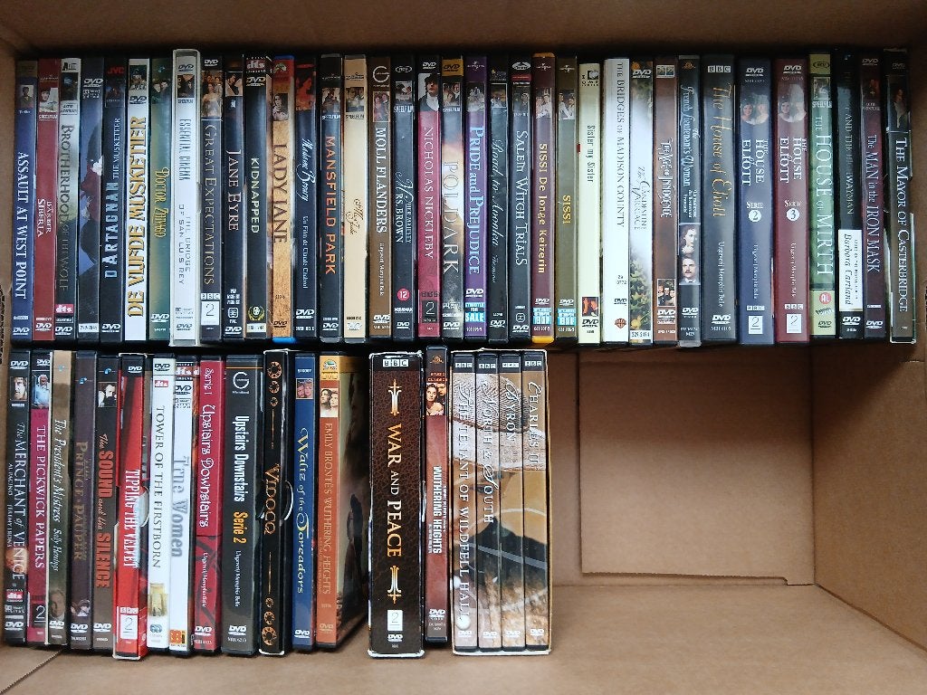 DVD's kostuumdrama's, Ophalen of Verzenden