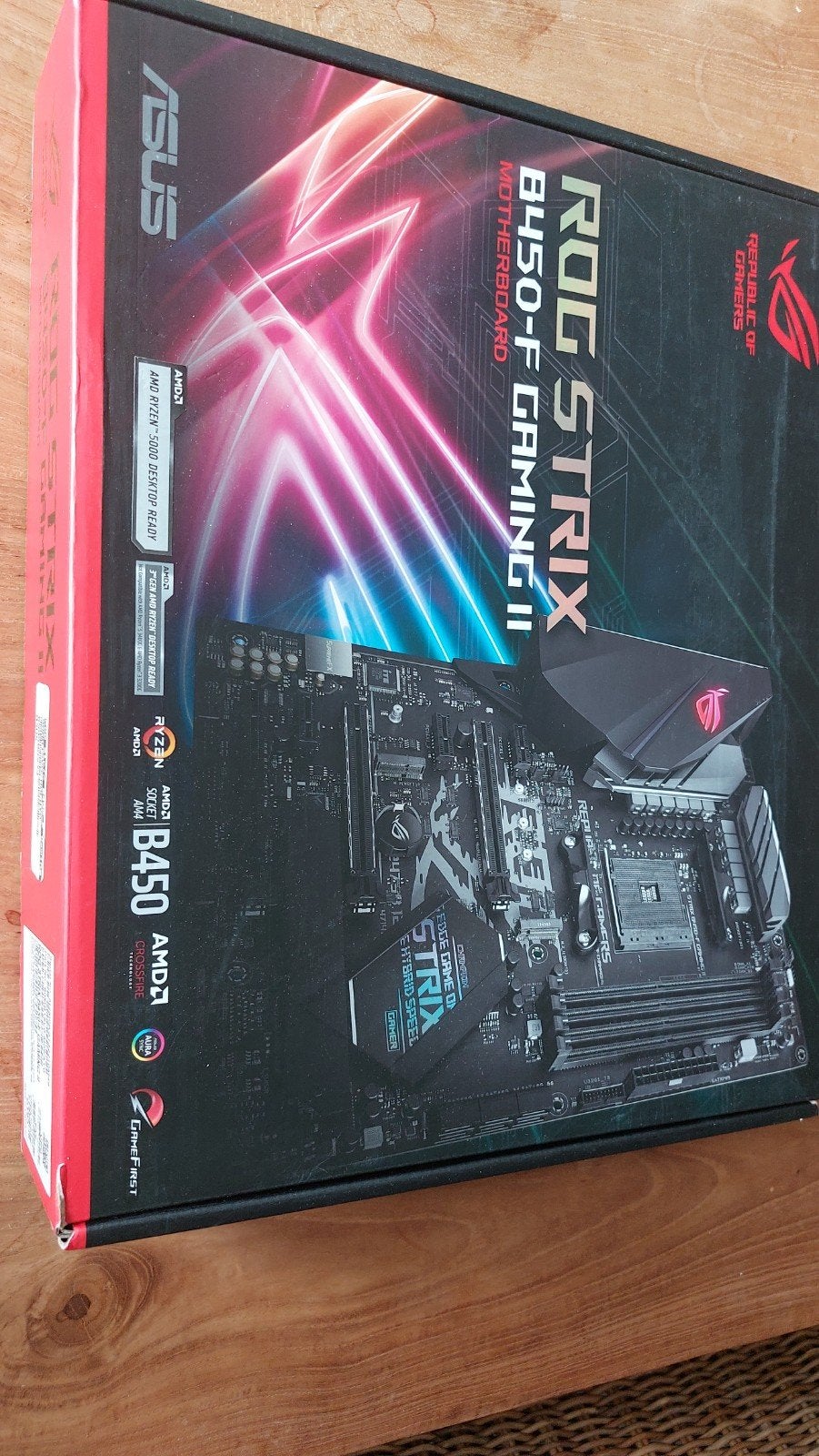 ASUS ROG STRIX B450 F GAMING II, Computers en Software, Moederborden, DDR4, Ophalen of Verzenden, Zo goed als nieuw, Socket AM4