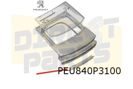 Peugeot 508 Berline achterkleplijst (9/18-) Origineel! 16372, -, Nieuw, Ophalen of Verzenden, Achter