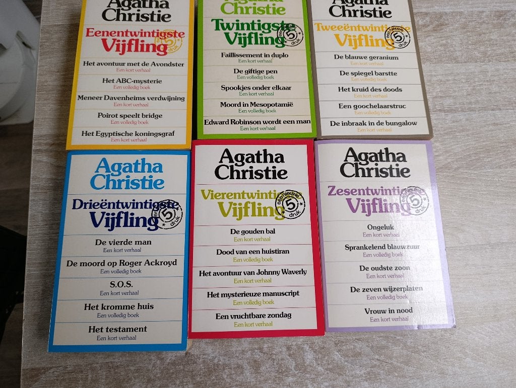Agatha Christie vijfling, Enlèvement ou Envoi, Utilisé, Agatha Christie