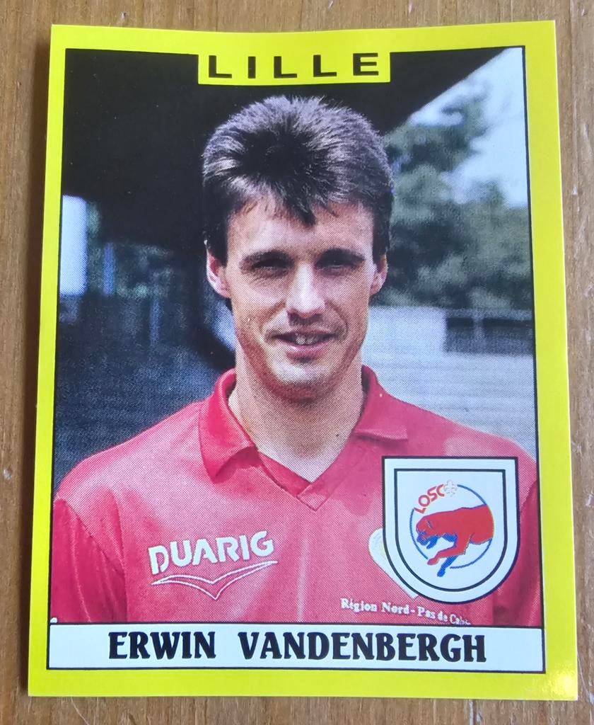 Panini Foot 89 #121 Erwin Vandenbergh Lille OSC Ongebruikt!, Ophalen of Verzenden, Zo goed als nieuw, Sticker