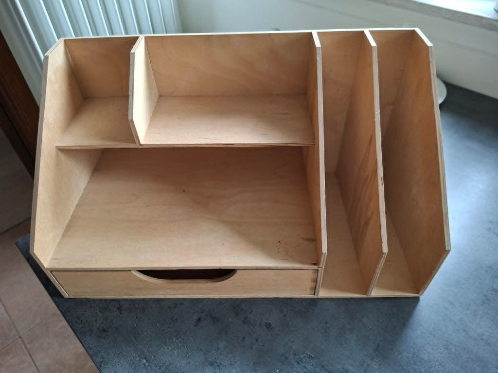 Organiseur de bureau en bois, Enlèvement ou Envoi, Utilisé