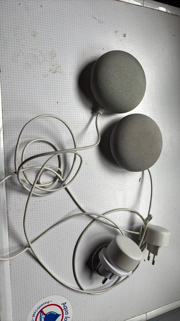2 google home mini’s, Audio, Tv en Foto, Ophalen of Verzenden, Zo goed als nieuw