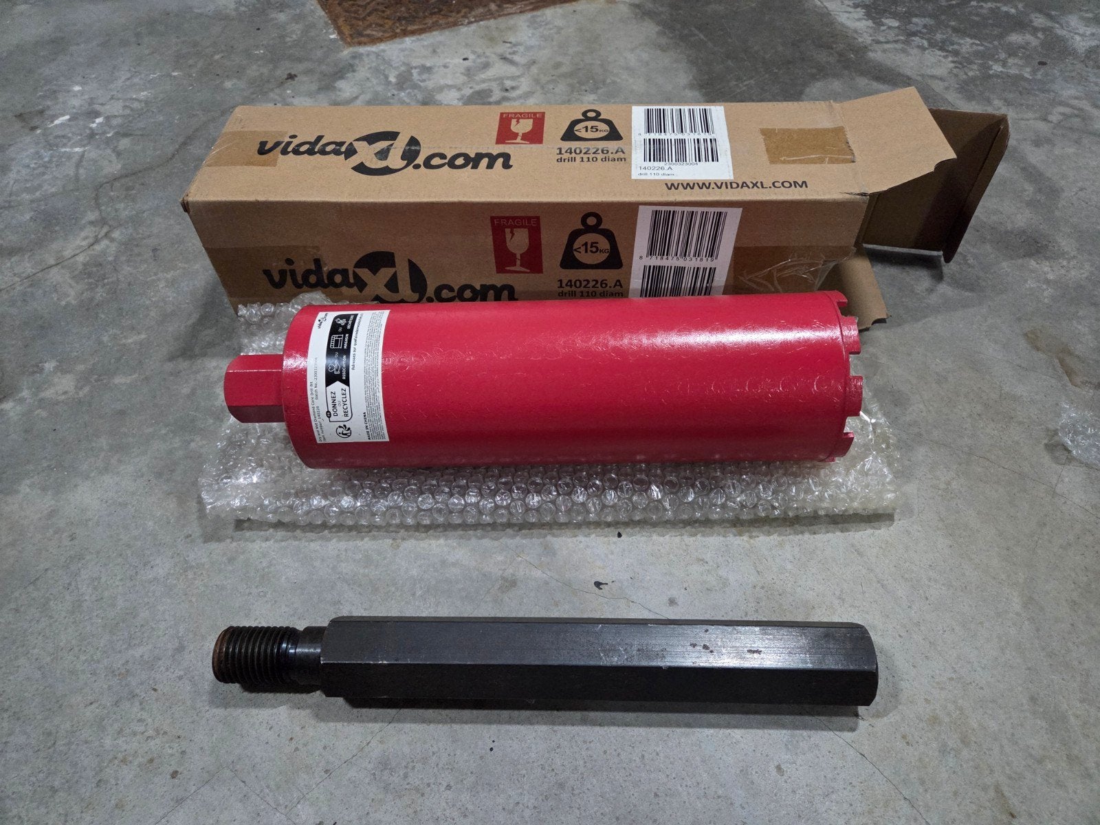 Couronne 110mm pour carotteuse et rallonge 30cm, Enlèvement, Neuf, Autres types