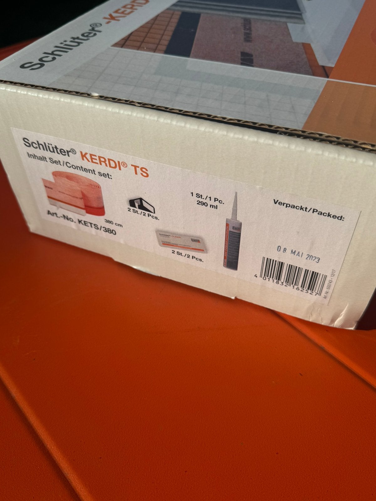 Schlüter-KERDI-TS Kit complet pour sceller 3,8 mètres, Bricolage & Construction, Enlèvement ou Envoi, Neuf, Système complet