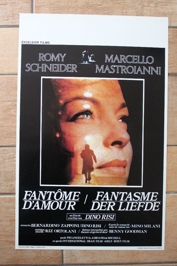 filmaffiche Romy Schneider Fantome d'amour filmposter, Enlèvement ou Envoi, Rectangulaire vertical, A1 jusqu'à A3, Comme neuf