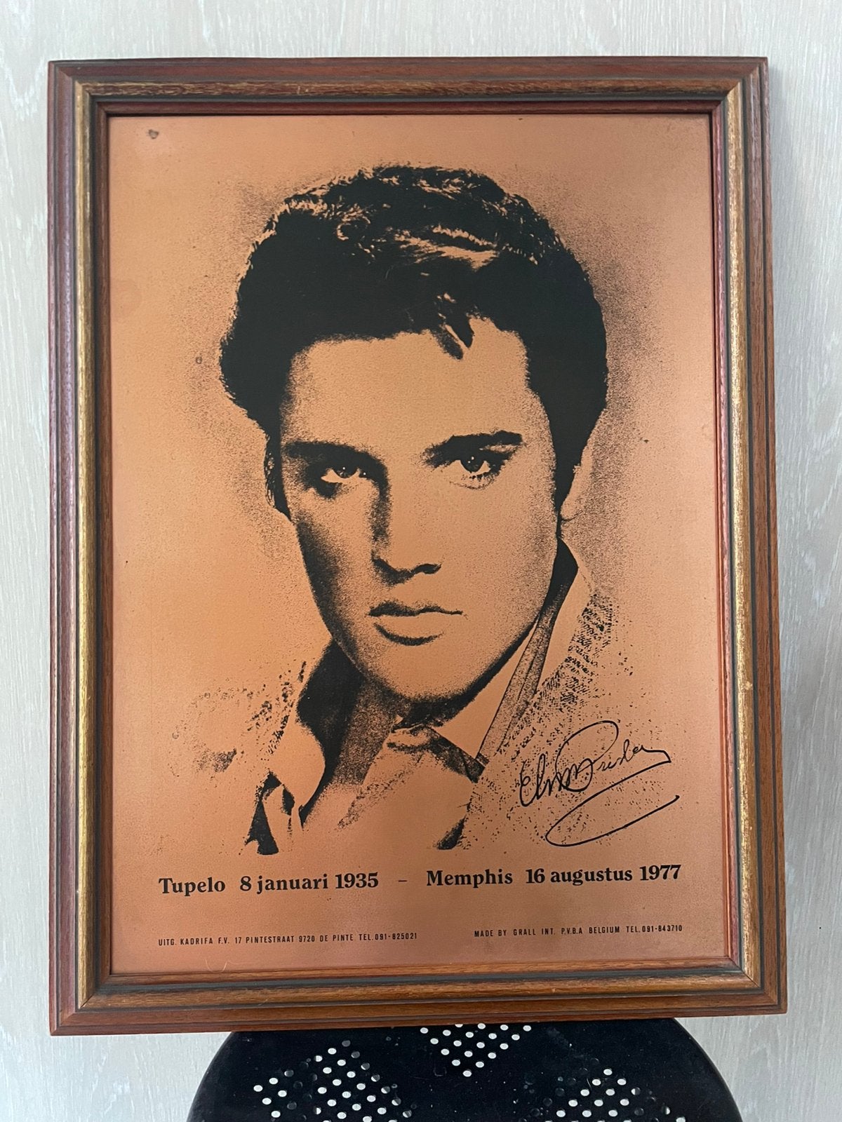 Elvis Presley kader, Verzamelen, Muziek, Artiesten en Beroemdheden, Ophalen